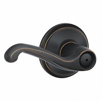 SCHLAGE Lever Lockset Mechanical Privacy Grd. 2, 49ZP56