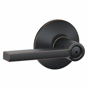 SCHLAGE Lever Lockset Mechanical Privacy Grd. 2, 49ZP69