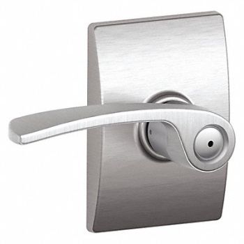 SCHLAGE Lever Lockset Mechanical Privacy Grd. 2, 49ZP79