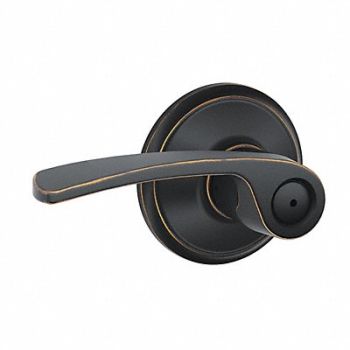SCHLAGE Lever Lockset Mechanical Privacy Grd. 2, 49ZP80