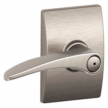 SCHLAGE Lever Lockset Mechanical Privacy Grd. 2, 49ZP86