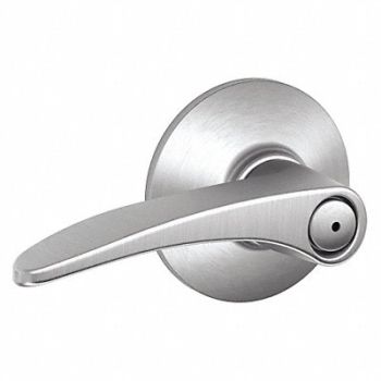 SCHLAGE Lever Lockset Mechanical Privacy Grd. 2, 49ZP89