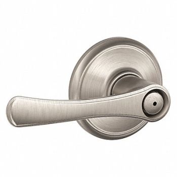 SCHLAGE Lever Lockset Mechanical Privacy Grd. 2, 49ZR17