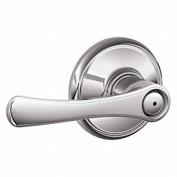 SCHLAGE Lever Lockset Mechanical Privacy Grd. 2, 49ZR18