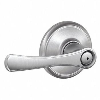 SCHLAGE Lever Lockset Mechanical Privacy Grd. 2, 49ZR19