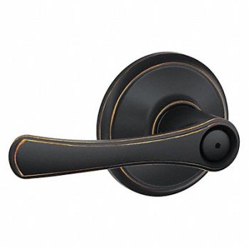 SCHLAGE Lever Lockset Mechanical Privacy Grd. 2, 49ZR20