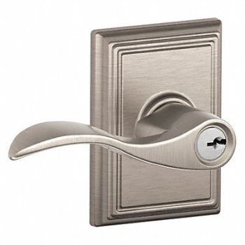 SCHLAGE Lever Lockset Mechanical Entrance Grd. 2, 49ZR38