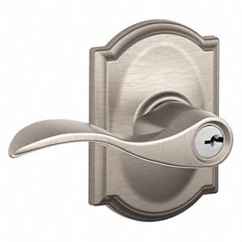 SCHLAGE Lever Lockset Mechanical Entrance Grd. 2, 49ZR40