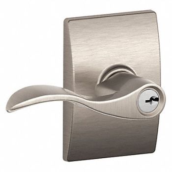 SCHLAGE Lever Lockset Mechanical Entrance Grd. 2, 49ZR41