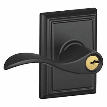 SCHLAGE Lever Lockset Mechanical Entrance Grd. 2, 49ZR48