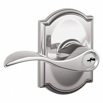 SCHLAGE Lever Lockset Mechanical Entrance Grd. 2, 49ZR53
