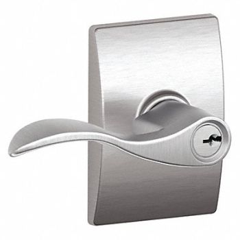 SCHLAGE Lever Lockset Mechanical Entrance Grd. 2, 49ZR56