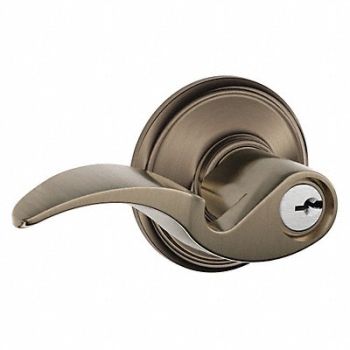 SCHLAGE Lever Lockset Mechanical Entrance Grd. 2, 49ZR62