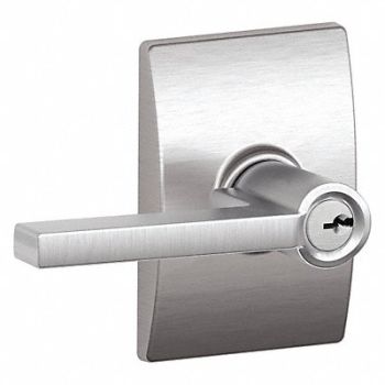 SCHLAGE Lever Lockset Mechanical Entrance Grd. 2, 49ZT30
