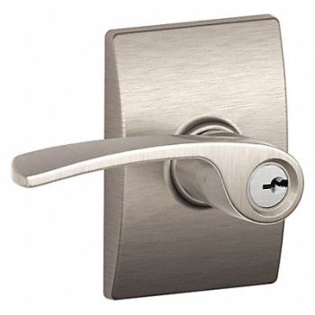 SCHLAGE Lever Lockset Mechanical Entrance Grd. 2, 49ZT37