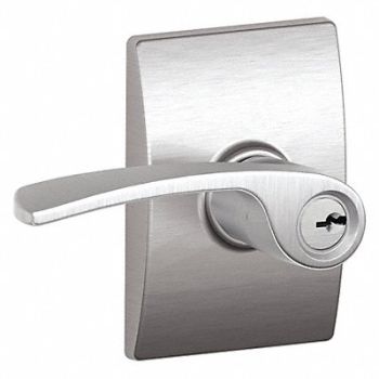 SCHLAGE Lever Lockset Mechanical Entrance Grd. 2, 49ZT40