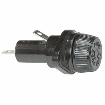 BUSSMANN Fuse Holder 0 to 15A Midget 1 Pole, 49ZU62