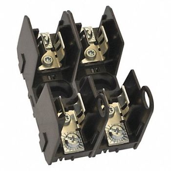 BUSSMANN Fuse Block 0 to 30A J 2 Pole, 49ZU64