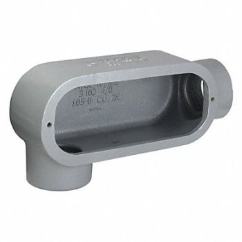 HUBBELL KILLARK Conduit Outlet Body Iron Trd Sz 3in, 49ZX20