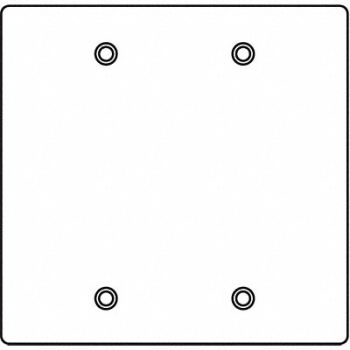 HUBBELL KILLARK Weatherproof Cover 1.40 D For Blank, 49ZX83