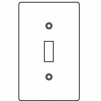 HUBBELL KILLARK Weatherproof Cover 1 x3 x3 Single Gang, 49ZX88