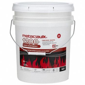 METACAULK Fire Barrier Sealant Pail 5 gal, 49ZY43
