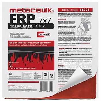 METACAULK Fire Barrier Putty Bar, 49ZY45