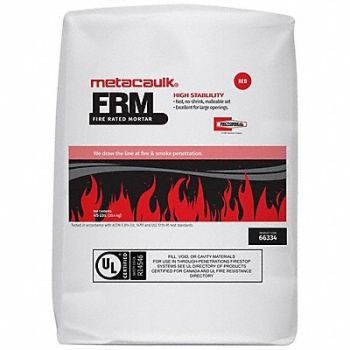 METACAULK Fire Barrier Mortar Pail 45 lb, 49ZY53