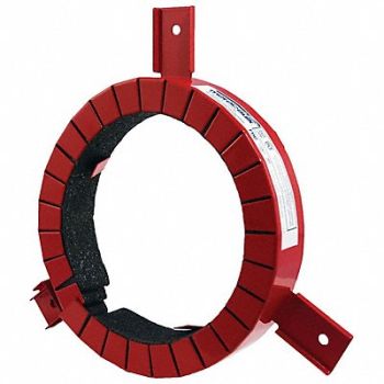 METACAULK Firestop Pipe Collar Red Steel 4 Dia., 49ZY57