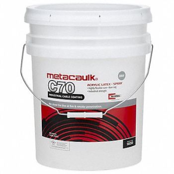 METACAULK Fire Barrier Sealant Pail 5 gal, 49ZY67