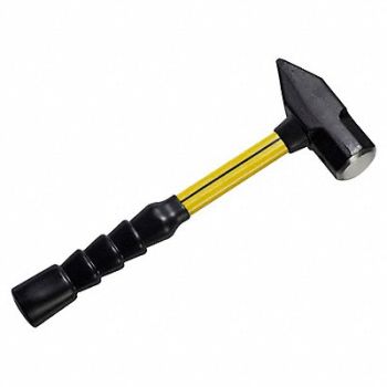 NUPLA Cross Pein Hammer 4 lb 14 In Fiberglass, 6D006