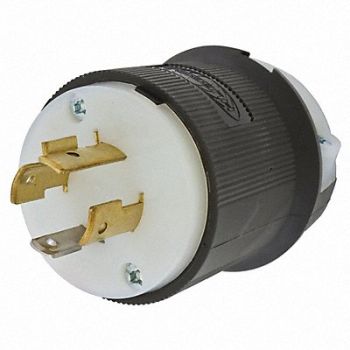 HUBBELL Plug 125/250VAC 20A L14-20P 3P 4W 1PH, 4A265
