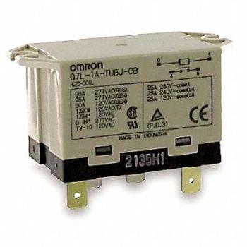 OMRON H8129 Enclosed Power Relay 4 Pin 24VAC SPST-NO, 4A710