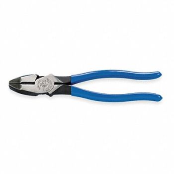 KLEIN TOOLS Linemans Plier 9-3/8 L Dipped, 4A834