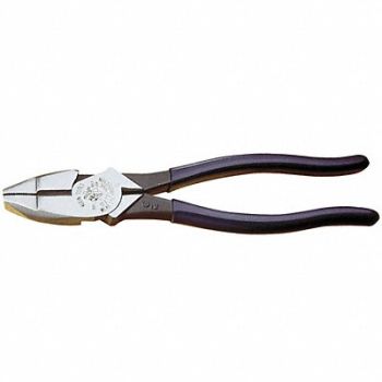 KLEIN TOOLS Linemans Plier 8-11/16 L Dipped, 4A836