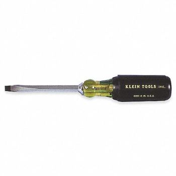 KLEIN TOOLS Slotted Screwdriver 3/8 in, 4A847