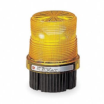 FEDERAL SIGNAL Warning Light Strobe Tube Amber 120VAC, 4A964