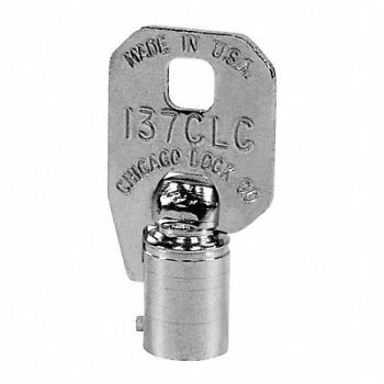 COMPX CHICAGO Circular Key Blank, 4AAK6