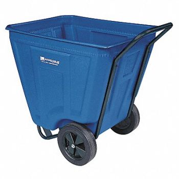AKRO-MILS Cube Truck 7/16 cu yd. 350 lb Cap Blue, 4AAX7