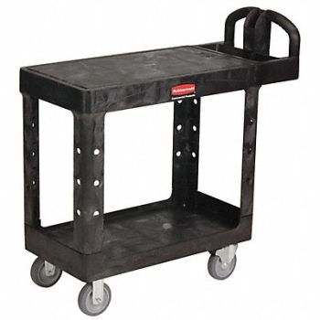 RUBBERMAID COMMERCIAL PRODUCTS Utility Cart 500 lb Load Cap. Plastic, 4ACA3