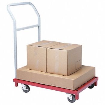 RAYMOND PRODUCTS Platform Truck 850 lb Steel 36 in L, 4ADJ4