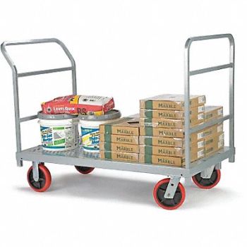 RAYMOND PRODUCTS Platform Truck 3200 lb Steel 54 in L, 4ADJ8