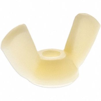GRAINGER APPROVED WngNt Pln Nyln 1.76x0.9in 7/16 -14 5PK, 4AGN7