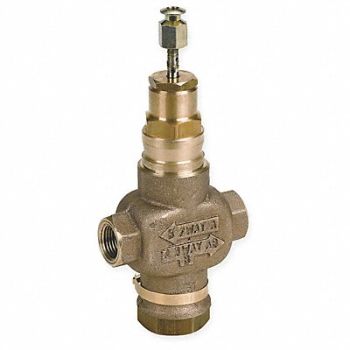 HONEYWELL Two-Way Globe Valve 1/2 In NPT 2.9 Cv, 279C15