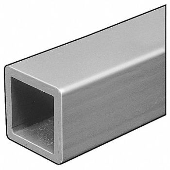 FIBERGRATE Sq Tube ISOFR Gry 1/4 T x4 In OD Sq 10Ft, 4ATR1
