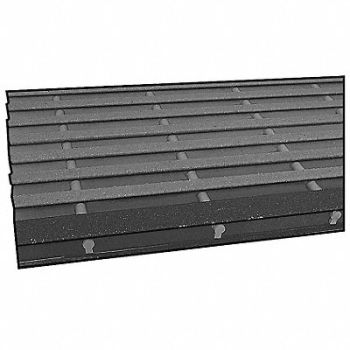 FIBERGRATE Stair Tread ISOFR 1 1/2 x 10 1/2 In 3 Ft, 4AUP6