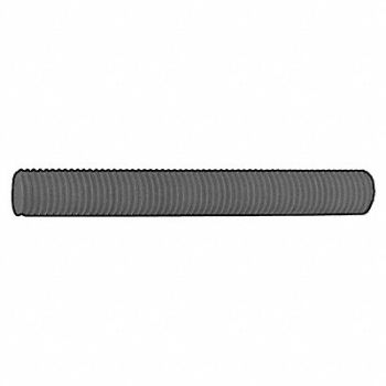 FIBERGRATE FlTdRd Pln Rsn 3/4 -10 Cr 4ft 1PK, 4AUU6
