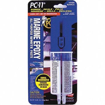 PC PRODUCTS Epoxy Adhesive Syringe 1 1 Mix Ratio, 4AUV9