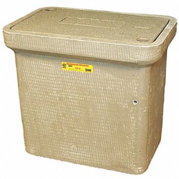 QUAZITE Undrground Enclosure 15 000 lb 16-1/4 H, 4FEC7