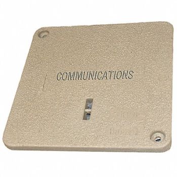 QUAZITE Underground Enclosure Cover 3/4 D Gray, 4AWY2